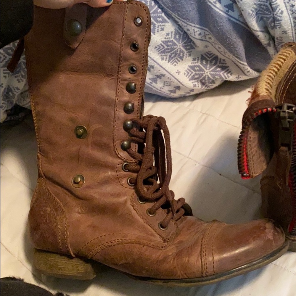 Steve Madden Rustic Boots - Picture 3 of 4